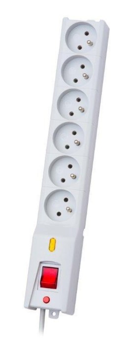 Listwa zasilająca Lestar LX 610 1,5m szara Lestar