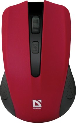 Mysz bezprzewodowa Defender ACCURA MM-935 optyczna 1600dpi 4P czerwona Defender