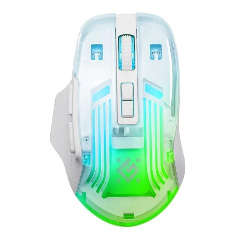 Mysz bezprzewodowa Defender ASTRO ELITE GM-056 optyczna 3200dpi biała RGB AKUMULATOR 7 przycisków Gaming Defender Mysz bezprzewodowa Defender ASTRO ELITE GM-056 optyczna 3200dpi biała RGB AKUMULATOR 7 przycisków Gaming Defender