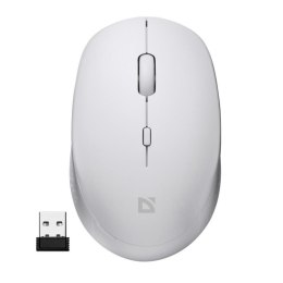 Mysz bezprzewodowa Defender AURIS MB-027 optyczna bezklikowa silent 1600dpi biała Defender
