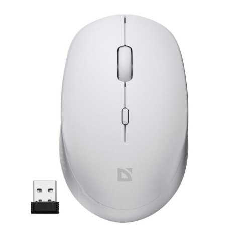 Mysz bezprzewodowa Defender AURIS MB-027 optyczna bezklikowa silent 1600dpi biała Defender Mysz bezprzewodowa Defender AURIS MB-027 optyczna bezklikowa silent 1600dpi biała Defender