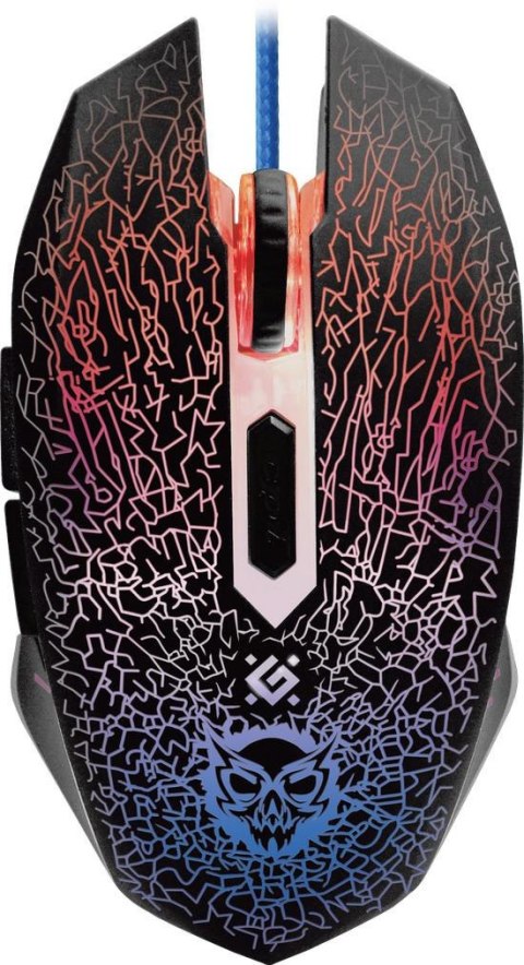 Mysz przewodowa Defender SHOCK GM-110L 3200dpi 6P + podkładka Gaming + GRA Defender