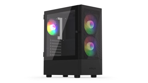 Obudowa KRUX Vako RGB ATX/mciroATX/Mini ATX z oknem, bez zasilacza COOLING.PL Obudowa KRUX Vako RGB ATX/mciroATX/Mini ATX z oknem, bez zasilacza COOLING.PL