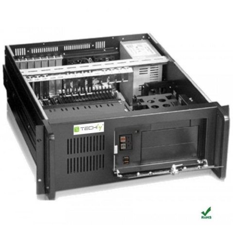 Obudowa serwerowa Techly ATX Rack 19" 4U, czarna Techly Obudowa serwerowa Techly ATX Rack 19" 4U, czarna Techly