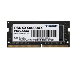 Pamięć SODIMM DDR4 Patriot Signature Line 8GB (1x8GB) 2400 MHz CL17 1,2V Patriot Memory