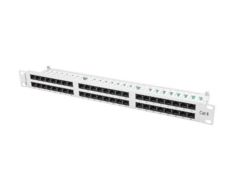 Patch panel Lanberg PPU6-1048-S 48 port 1U kat.6 szary LANBERG