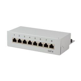Patch panel stacjonarny LogiLink NP0016A 8x RJ45 kat.6 ekranowany LogiLink