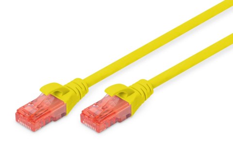 Patchcord DIGITUS UTP kat. 6 1m PVC żółty Digitus Patchcord DIGITUS UTP kat. 6 1m PVC żółty Digitus