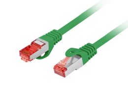 Patchcord Lanberg S/FTP kat.6 1,5m LSZH CU fluke passed zielony LANBERG