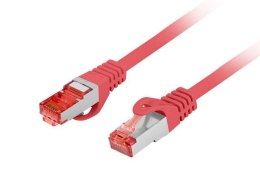 Patchcord Lanberg S/FTP kat.6 10m LSZH CU fluke passed czerwony LANBERG