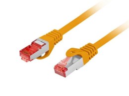 Patchcord Lanberg S/FTP kat.6 15m LSZH CU fluke passed pomarańczowy LANBERG