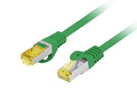 Patchcord Lanberg S/FTP kat.6A 15m LSZH CU fluke passed zielony LANBERG Patchcord Lanberg S/FTP kat.6A 15m LSZH CU fluke passed zielony LANBERG