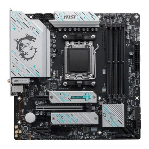 Płyta MSI B650M GAMING PLUS WIFI /AMD B650/DDR5/SATA3/M.2/USB3.1/WiFi/BT/PCIe4.0/AM5/mATX MSI Płyta MSI B650M GAMING PLUS WIFI /AMD B650/DDR5/SATA3/M.2/USB3.1/WiFi/BT/PCIe4.0/AM5/mATX MSI