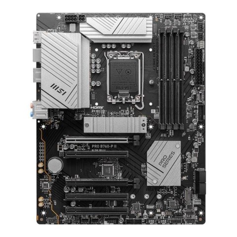 Płyta MSI PRO B760-P II /B760/DDR5/SATA3/M.2/USB3.1/PCIe4.0/s.1700/ATX MSI Płyta MSI PRO B760-P II /B760/DDR5/SATA3/M.2/USB3.1/PCIe4.0/s.1700/ATX MSI