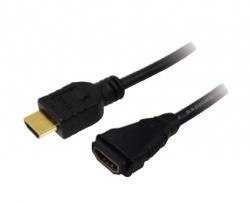 Przedłużacz HDMI LogiLink CH0056 HDMI A (F) > HDMI A (M), 2m LogiLink