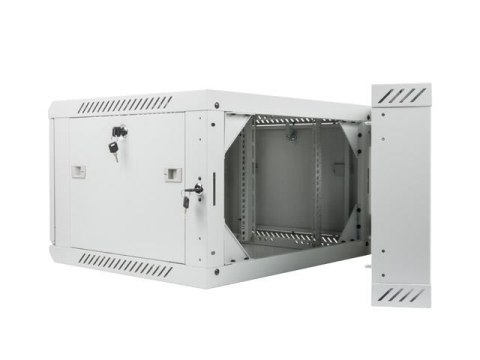 Szafa instalacyjna Rack dwusekcyjna wisząca 19" 6U 600x600 szara Lanberg (flat pack) LANBERG Szafa instalacyjna Rack dwusekcyjna wisząca 19" 6U 600x600 szara Lanberg (flat pack) LANBERG