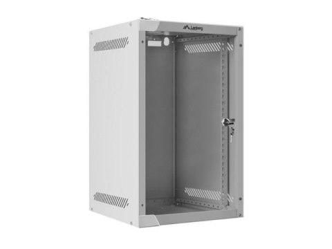 Szafa instalacyjna Rack wisząca 10" 9U 280x310 szara Lanberg (flat pack) LANBERG Szafa instalacyjna Rack wisząca 10" 9U 280x310 szara Lanberg (flat pack) LANBERG