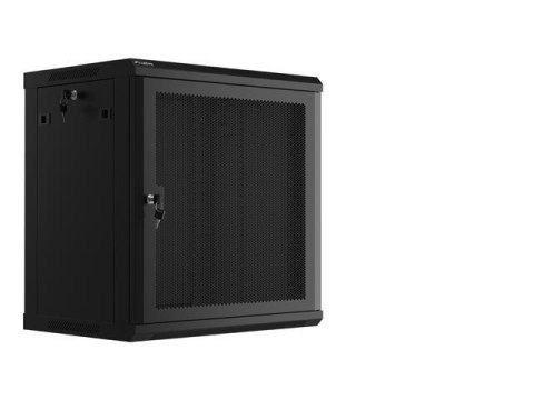 Szafa instalacyjna Rack wisząca 19" 12U 600x450 czarna drzwi perforowane Lanberg (flat pack) LANBERG Szafa instalacyjna Rack wisząca 19" 12U 600x450 czarna drzwi perforowane Lanberg (flat pack) LANBERG