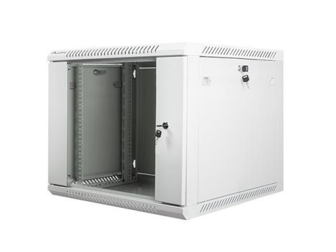 Szafa instalacyjna Rack wisząca 19" 9U 600x600 szara Lanberg (flat pack) LANBERG Szafa instalacyjna Rack wisząca 19" 9U 600x600 szara Lanberg (flat pack) LANBERG