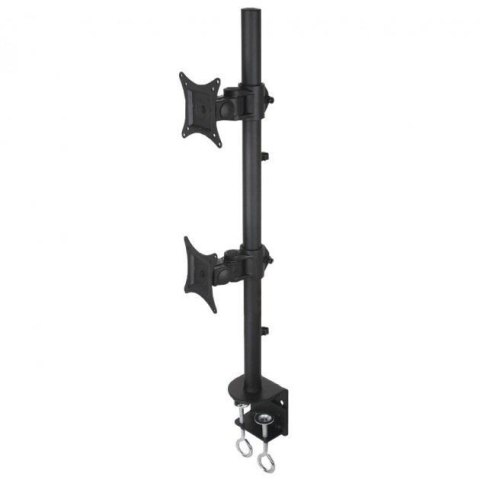 Uchwyt biurkowy Techly 13"-27", 2x10kg na 2 monitory regulowany Techly Uchwyt biurkowy Techly 13"-27", 2x10kg na 2 monitory regulowany Techly