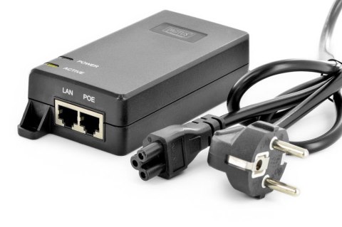 Zasilacz/Adapter PoE+ DIGITUS 802.3at max. 55V 30W Gigabit aktywny Digitus Zasilacz/Adapter PoE+ DIGITUS 802.3at max. 55V 30W Gigabit aktywny Digitus
