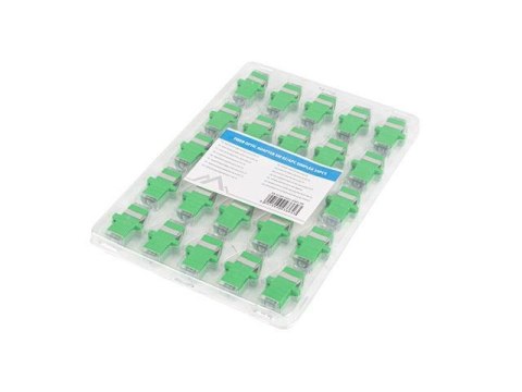 Adapter światłowodowy Lanberg SM SC/APC simplex zaślepka przezroczysta 25szt LANBERG Adapter światłowodowy Lanberg SM SC/APC simplex zaślepka przezroczysta 25szt LANBERG
