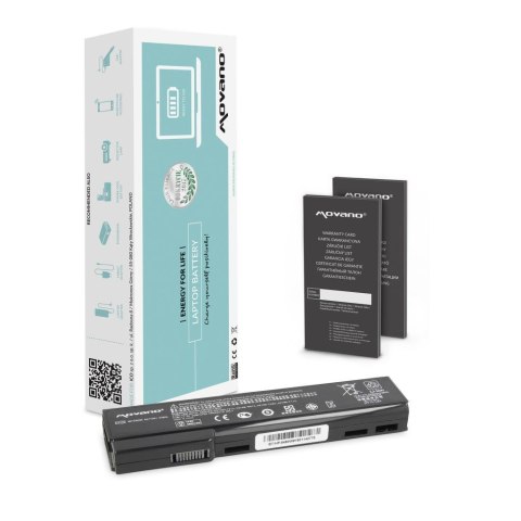 Bateria Movano do notebooka HP EliteBook 8460p, 8460w, 8470p, 8470w (10.8V-11.1V) (4400 mAh) Movano