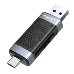 Czytnik kart pamięci ORICO CD2D-AC2-BK-EP SD/microSD USB-A/USB-C 2.0 ORICO