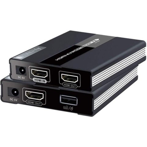 Extender KVM Techly HDMI/USB Cat.6 po skrętce do 60m Techly Extender KVM Techly HDMI/USB Cat.6 po skrętce do 60m Techly