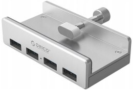 Hub USB Orico MH4PU-P-SV-BP 4x USB-A, 5Gbps, aktywny, biurkowy ORICO