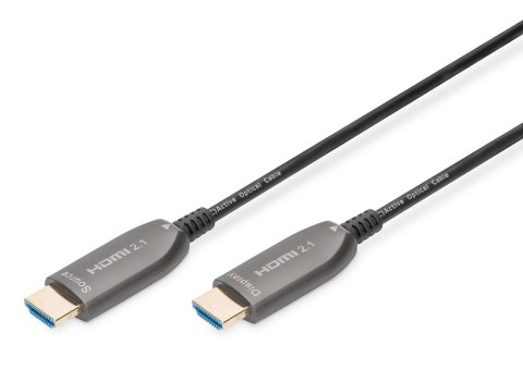 Kabel DIGITUS połączeniowy hybrydowy AOC HDMI 2.1 Ultra High Speed 8K60Hz UHD HDMI A/HDMI A M/M czarny 30m Digitus Kabel DIGITUS połączeniowy hybrydowy AOC HDMI 2.1 Ultra High Speed 8K60Hz UHD HDMI A/HDMI A M/M czarny 30m Digitus