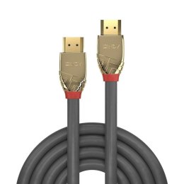 Kabel HDMI 2.1 LINDY Ultra High Speed M/M 5m szary/gold LINDY