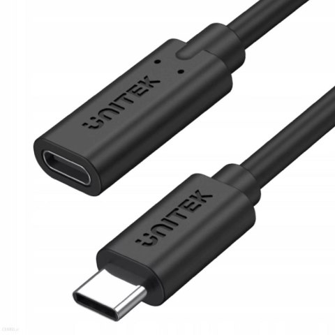 Kabel USB-C Unitek C14086BK-1.5M Przedłużacz, 10Gbps, 4K, PD 100W, M/F, 1,5m Unitek Kabel USB-C Unitek C14086BK-1.5M Przedłużacz, 10Gbps, 4K, PD 100W, M/F, 1,5m Unitek