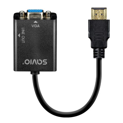 Kabel adapter HDMI-VGA Savio AK-76 Savio Kabel adapter HDMI-VGA Savio AK-76 Savio