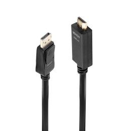 Kabel adapter LINDY DisplayPort - HDMI M/M 10.2G 3m czarny 4K UHD 30Hz LINDY