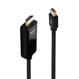 Kabel adapter LINDY Mini DisplayPort - HDMI 10.2G 2m czarny 4K UHD 30Hz LINDY