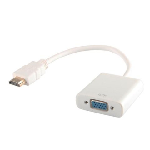 Kabel adapter Savio CL-27/B HDMI - VGA biały Savio Kabel adapter Savio CL-27/B HDMI - VGA biały Savio