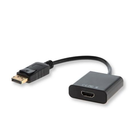 Kabel adapter Savio CL-55/B DisplayPort M - HDMI A F, worek Savio Kabel adapter Savio CL-55/B DisplayPort M - HDMI A F, worek Savio