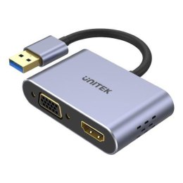 Kabel adapter Unitek V1304A USB-A - HDMI, VGA, fullHD Unitek