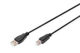 Kabel drukarkowy DIGITUS USB 2.0 A/M - B/M, 3m czarny Digitus
