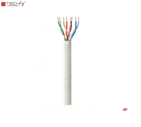Kabel instalacyjny Intellinet skrętka Cat5e U/UTP drut, SOHO CCA 305m szary Intellinet
