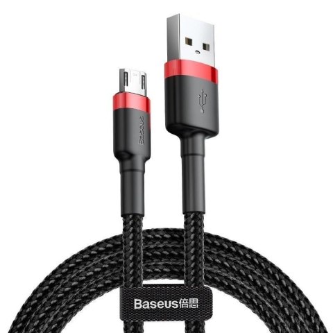 Kabel przewód USB - micro USB 200cm Baseus CAMKLF-C91 Quick Charge 1.5A z obsługą szybkiego ładowania Baseus Kabel przewód USB - micro USB 200cm Baseus CAMKLF-C91 Quick Charge 1.5A z obsługą szybkiego ładowania Baseus