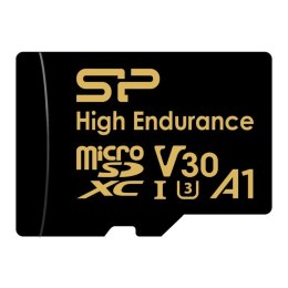 Karta pamięci Silicon Power microSDXC High Endurance Golden Series 64GB V30 UHS-1 U3 A1 4K UHD + adapter Silicon Power