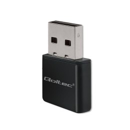 Karta sieciowa Qoltec Bezprzewodowy Ultra szybki mini adapter NANO WiFi | Standard N | USB 2.0 | 300Mbps Qoltec