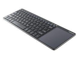 Klawiatura bezprzewodowa Modecom MC-TPK1 z touchpadem czarna Modecom
