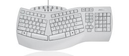 Klawiatura przewodowa Perixx PERIBOARD-512 Classic Ergonomic biała Perixx