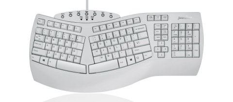 Klawiatura przewodowa Perixx PERIBOARD-512 Classic Ergonomic biała Perixx Klawiatura przewodowa Perixx PERIBOARD-512 Classic Ergonomic biała Perixx
