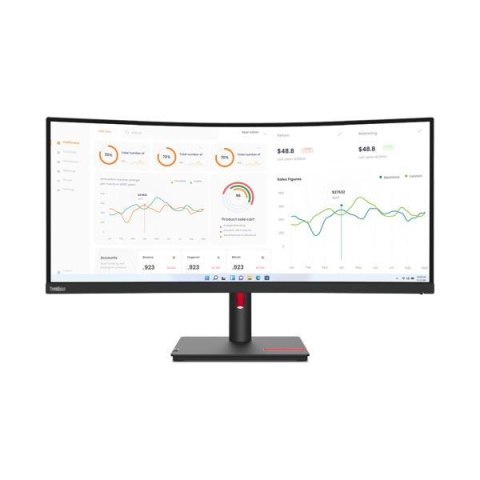 Monitor Lenovo 34" ThinkVision T34w-30 (63D4GAT1EU) HDMI DP USB-C LENOVO Monitor Lenovo 34" ThinkVision T34w-30 (63D4GAT1EU) HDMI DP USB-C LENOVO