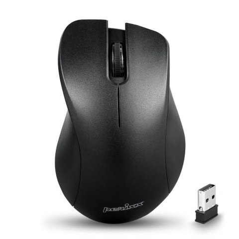Mysz bezprzewodowa Perixx PERIMICE-621 optyczna 1600dpi 2.4 GHz, czarna, silent, cicha, bezklikowa Perixx Mysz bezprzewodowa Perixx PERIMICE-621 optyczna 1600dpi 2.4 GHz, czarna, silent, cicha, bezklikowa Perixx
