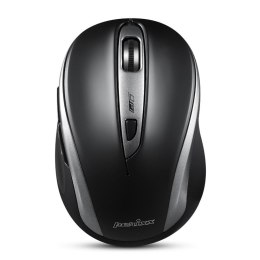 Mysz bezprzewodowa Perixx PERIMICE-721 optyczna 1600dpi 2.4 GHz, czarna, silent, cicha, bezklikowa Perixx